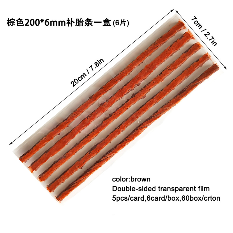 Tire Repair Strings Rubber Strips, Tire Repair Plugs for Cars